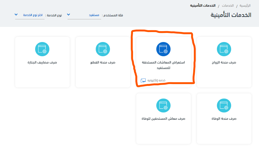 الاستعلام عن قيمة المعاش بالرقم القومي للمستفيد