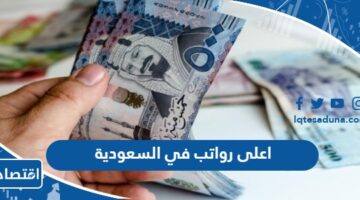 اعلى رواتب في السعودية